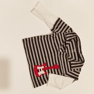 🔥 18m long sleeve tshirt with guitar image